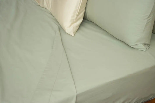 Sage Green Pure Cotton Bedding Bundle — BELONG India