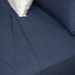 Navy Blue Pure Cotton Bedsheet Set — BELONG India