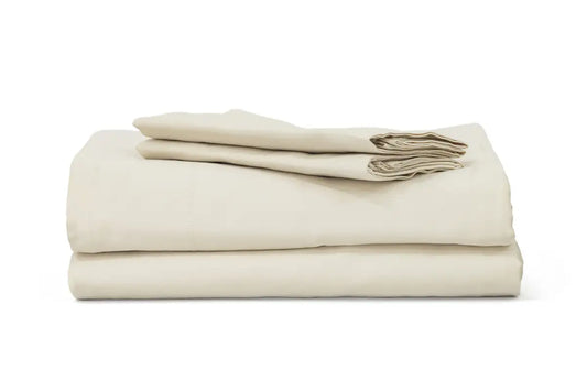 Ivory Pure Cotton Bedsheet Set — BELONG India