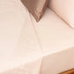 Blush Pink Pure Cotton Fitted Sheet Set — BELONG India