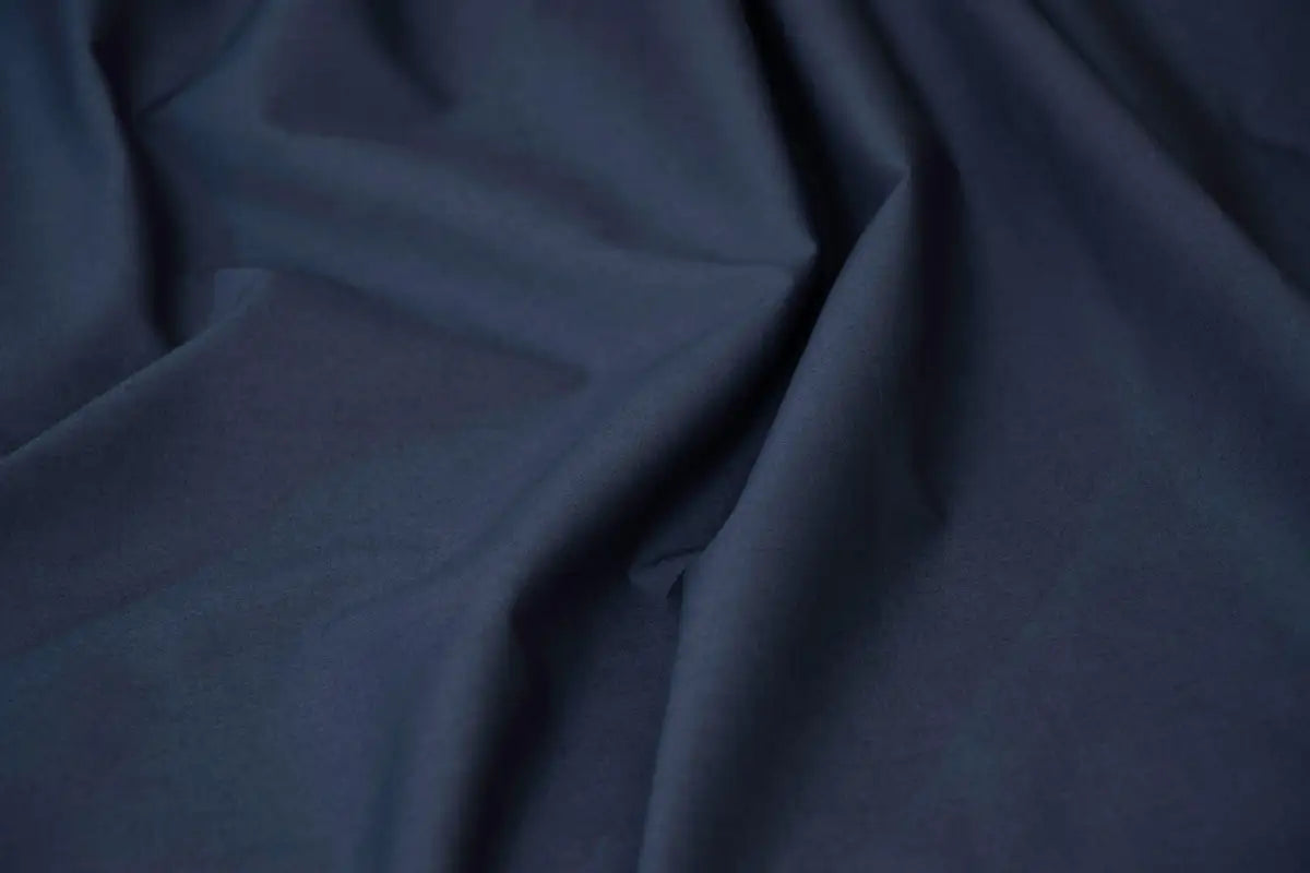 Navy Blue Pure Cotton Fitted Sheet Set — BELONG India