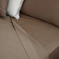 Brown Pure Cotton Fitted Sheet Set — BELONG India