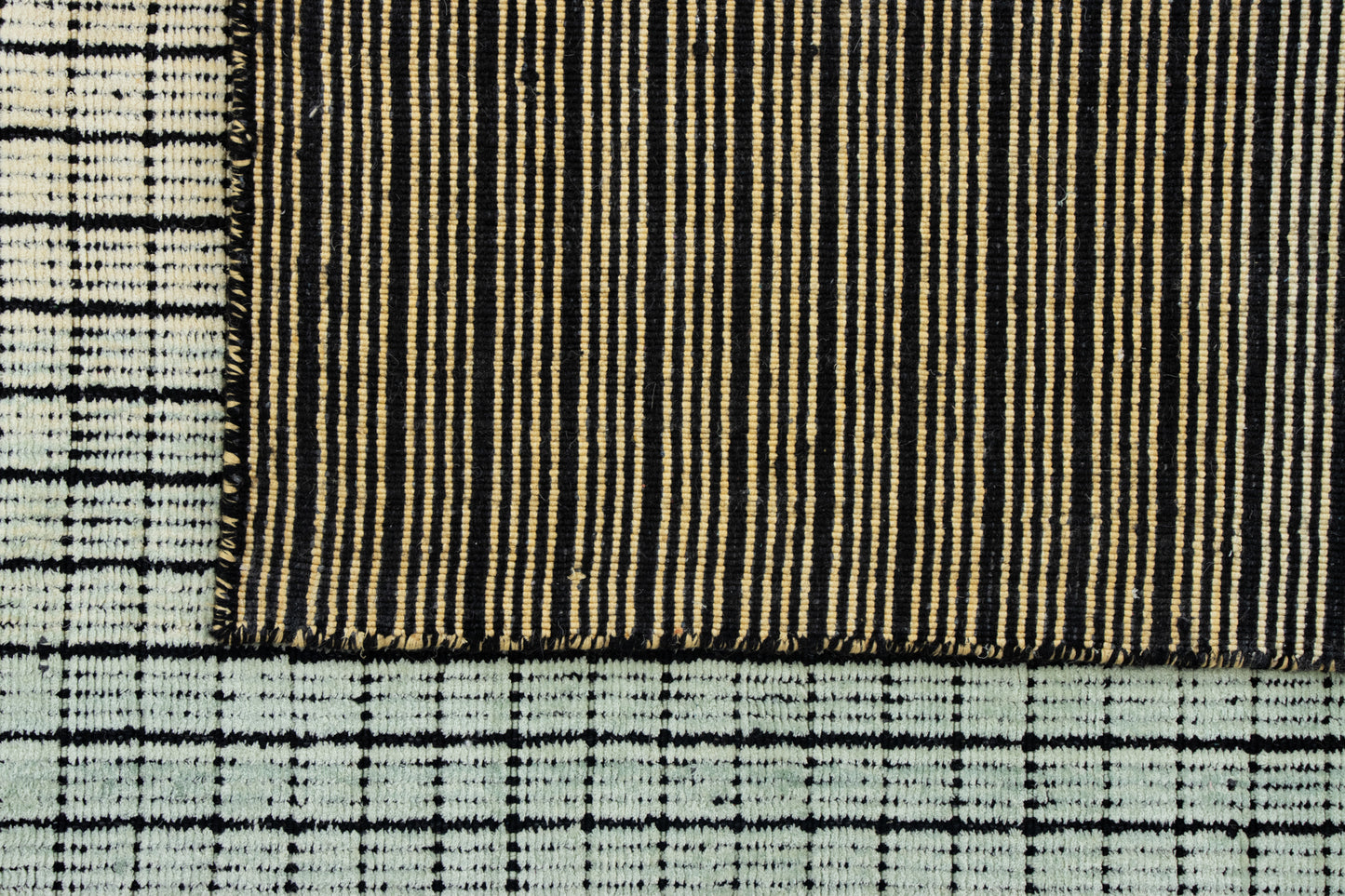 Division Green Ombre Handmade Rug 2